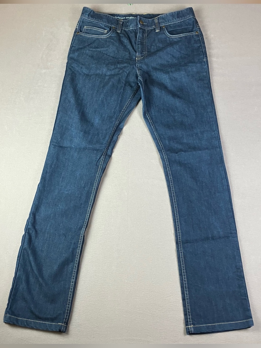 Toad & Co. Wingman Denim Jeans Lean Fit Pants Men’s Size 33x34 Dark Blue